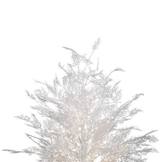 Northlight 5ft. Pre-Lit White Floral Artificial Christmas Tree, Warm White LED Lights 7 Northlight 5ft. Pre-Lit White Floral Artificial Christmas Tree, Warm White LED Lights - Image 5
