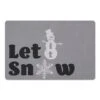 Let It Snow Snowman Floor Mat -Northlight Shop D758269S 1