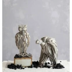 Hello Honey® 11.5" Natural Handmade Driftwood Vulture -Northlight Shop D758726S 2