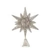 Hello Honey® 15.5" Multidimensional Metal Star Tree Topper With Gold Glitter 1 Hello Honey® 15.5" Multidimensional Metal Star Tree Topper With Gold Glitter -Northlight Shop D758737S 1