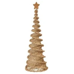 Hello Honey® 30" Natural Handwoven Bankuan Christmas Decorative Tree -Northlight Shop D758744S 1 1