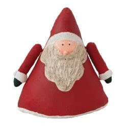 Hello Honey® Red Hand-Painted Canvas Santa Decoration -Northlight Shop D758752S 1 1