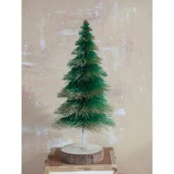 Hello Honey® 12.25" Green Sisal Bottlebrush Decorative Tree 7 Hello Honey® 12.25" Green Sisal Bottlebrush Decorative Tree -Northlight Shop D758754S 2