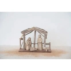Hello Honey® 10" Recycled Handmade Driftwood Nativity Christmas Décor 7 Hello Honey® 10" Recycled Handmade Driftwood Nativity Christmas Décor -Northlight Shop D758756S 2