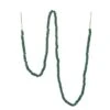6ft. Wool Felt Ball Garland Dark Green