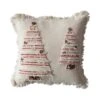 Hello Honey® Natural & Red Embroidered Trees Pillow 2 Hello Honey® Natural & Red Embroidered Trees Pillow -Northlight Shop D758813S 1