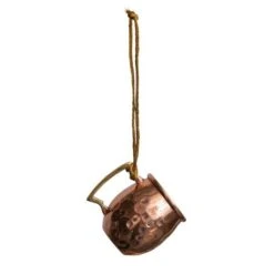 Hello Honey® 2.5" Copper Finish Hammered Stainless Steel Mule Mug Ornament 13 Hello Honey® 2.5" Copper Finish Hammered Stainless Steel Mule Mug Ornament -Northlight Shop D758827S 4