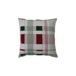 Hello Honey® Red & Green Plaid Pillow 7 Hello Honey® Red & Green Plaid Pillow -Northlight Shop D758847S 1 1