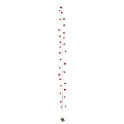 Melrose 5ft. Red LED Sleigh Bell Garlands, 2ct. -Northlight Shop D800201S 2