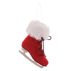 Melrose 7.25" Fluffy Ice Skate Ornaments, 6ct. 9 Melrose 7.25" Fluffy Ice Skate Ornaments, 6ct. -Northlight Shop D800430S 2