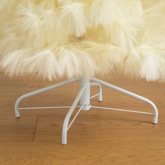 4ft. Unlit Off-White Pampas Grass Artificial Christmas Tree 7 4ft. Unlit Off-White Pampas Grass Artificial Christmas Tree - Image 5