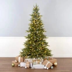 7.5ft. Pre-Lit Festive Fern Artificial Christmas Tree, Clear Lights 11 7.5ft. Pre-Lit Festive Fern Artificial Christmas Tree, Clear Lights -Northlight Shop D806214S 2