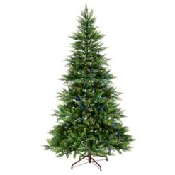7.5ft. Pre-Lit Festive Fern Artificial Christmas Tree, Clear Lights 13 7.5ft. Pre-Lit Festive Fern Artificial Christmas Tree, Clear Lights -Northlight Shop D806214S 5