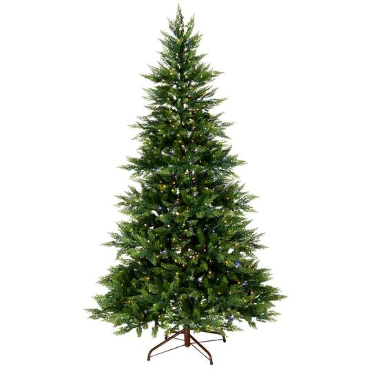 7.5ft. Pre-Lit Festive Fern Artificial Christmas Tree, Clear Lights 8 7.5ft. Pre-Lit Festive Fern Artificial Christmas Tree, Clear Lights - Image 6