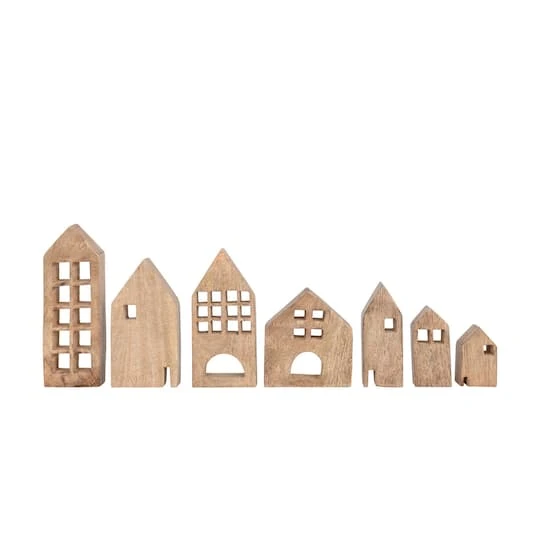 Hello Honey® Mango Wood House Set 4 Hello Honey® Mango Wood House Set - Image 2