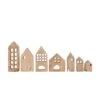 Hello Honey® Mango Wood House Set 2 Hello Honey® Mango Wood House Set -Northlight Shop D807494S 1