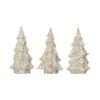 Hello Honey® 10.5" Cream Decorative Glazed Stoneware Tree Set 1 Hello Honey® 10.5" Cream Decorative Glazed Stoneware Tree Set -Northlight Shop D807498S 1