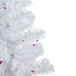 Northlight 3ft. Pre-Lit White Rockport Pine Artificial Christmas Tree, Purple Lights 11 Northlight 3ft. Pre-Lit White Rockport Pine Artificial Christmas Tree, Purple Lights -Northlight Shop D810123S 3