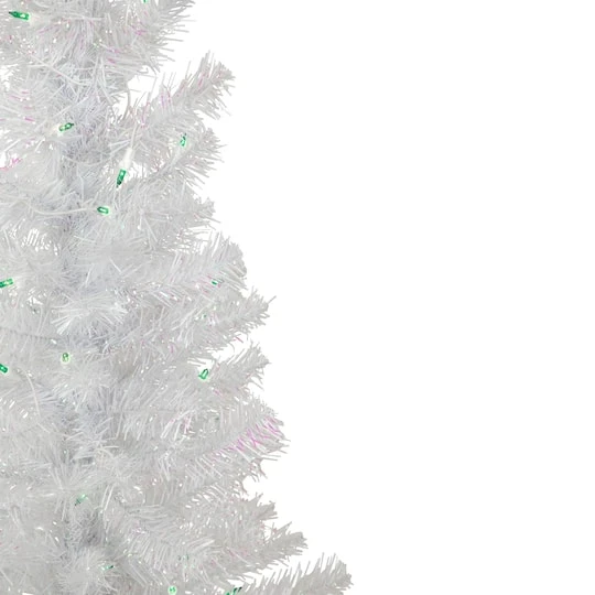 Northlight 4ft. Pre-Lit White Rockport Pine Artificial Christmas Tree, Green Lights 7 Northlight 4ft. Pre-Lit White Rockport Pine Artificial Christmas Tree, Green Lights - Image 5