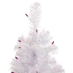 Northlight 2ft. Pre-Lit White Rockport Pine Artificial Christmas Tree, Purple Lights 12 Northlight 2ft. Pre-Lit White Rockport Pine Artificial Christmas Tree, Purple Lights -Northlight Shop D810135S 3