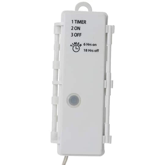 Northlight 3ft. Pre-lit White Pine Artificial Christmas Tree, Multicolor Lights 8 Northlight 3ft. Pre-lit White Pine Artificial Christmas Tree, Multicolor Lights - Image 6