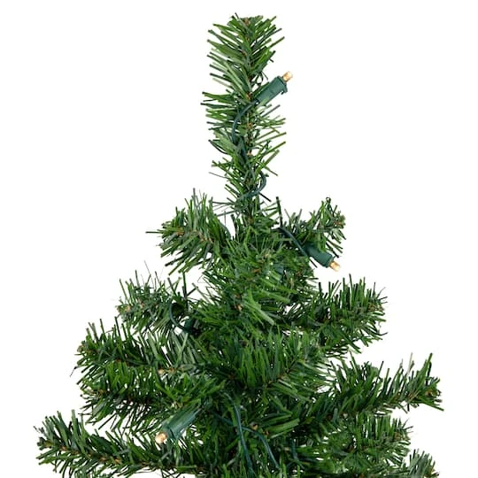 Northlight 2ft. Pre-Lit Mixed Classic Pine Artificial Christmas Tree, Warm White LED Lights 6 Northlight 2ft. Pre-Lit Mixed Classic Pine Artificial Christmas Tree, Warm White LED Lights - Image 4
