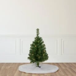 Northlight 2ft. Pre-Lit Oakridge Noble Fir Artificial Christmas Tree, Clear Lights -Northlight Shop D810228S 2