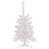 Northlight 2ft. Pre-Lit Woodbury White Pine Artificial Christmas Tree, Multicolor Lights 2 Northlight 2ft. Pre-Lit Woodbury White Pine Artificial Christmas Tree, Multicolor Lights -Northlight Shop D810240S 1