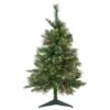 Northlight 3ft. Pre-Lit Kingston Cashmere Pine Full Artificial Christmas Tree, Clear Lights 2 Northlight 3ft. Pre-Lit Kingston Cashmere Pine Full Artificial Christmas Tree, Clear Lights -Northlight Shop D810249S 1