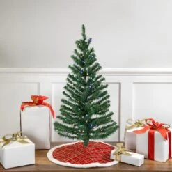 Northlight 3ft. Pre-Lit Medium Mixed Classic Pine Artificial Christmas Tree, Multicolor LED Lights 11 Northlight 3ft. Pre-Lit Medium Mixed Classic Pine Artificial Christmas Tree, Multicolor LED Lights -Northlight Shop D810252S 1