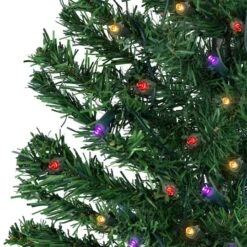 Northlight 3ft. Pre-Lit Medium Mixed Classic Pine Artificial Christmas Tree, Multicolor LED Lights 12 Northlight 3ft. Pre-Lit Medium Mixed Classic Pine Artificial Christmas Tree, Multicolor LED Lights -Northlight Shop D810252S 3