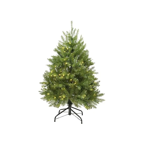 Northlight 4ft. Pre-Lit Northern Pine Full Artificial Christmas Tree, Warm White LED Lights 3 Northlight 4ft. Pre-Lit Northern Pine Full Artificial Christmas Tree, Warm White LED Lights