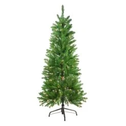 Northlight 4.5ft. Pre-Lit White River Fir Artificial Christmas Tree, Clear Lights 10 Northlight 4.5ft. Pre-Lit White River Fir Artificial Christmas Tree, Clear Lights -Northlight Shop D810274S 1 1