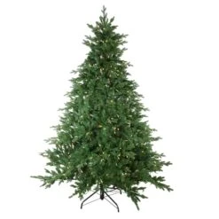 Northlight 6.5ft. Pre-Lit Real Touch™️ Minnesota Balsam Fir Artificial Christmas Tree, Warm White LED