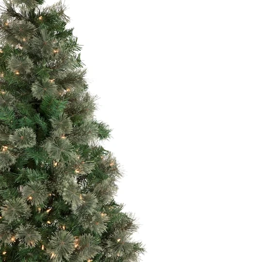 Northlight 6.5ft. Pre-Lit Oregon Cashmere Pine Artificial Christmas Tree, Clear Lights 7 Northlight 6.5ft. Pre-Lit Oregon Cashmere Pine Artificial Christmas Tree, Clear Lights - Image 5
