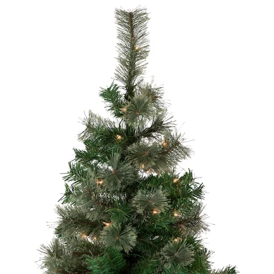 Northlight 6.5ft. Pre-Lit Oregon Cashmere Pine Artificial Christmas Tree, Clear Lights 8 Northlight 6.5ft. Pre-Lit Oregon Cashmere Pine Artificial Christmas Tree, Clear Lights - Image 6
