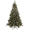 Northlight 6.5ft. Pre-Lit Snow Valley Pine Artificial Christmas Tree, Clear Lights 1 Northlight 6.5ft. Pre-Lit Snow Valley Pine Artificial Christmas Tree, Clear Lights -Northlight Shop D810325S 2