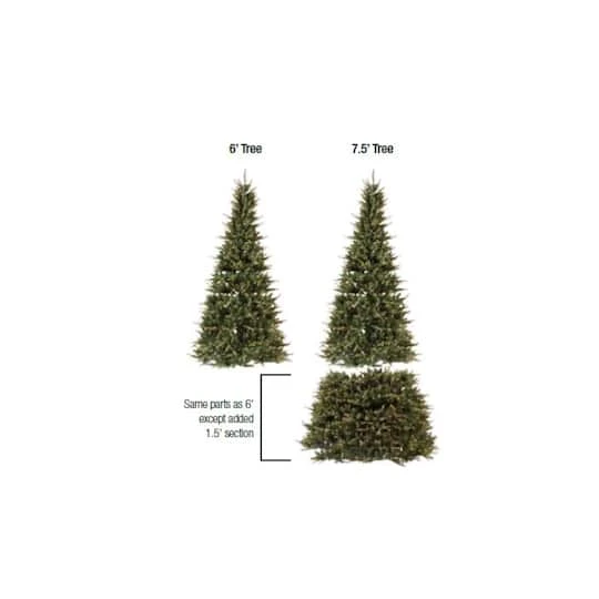 Northlight 7.5ft. Pre-Lit Adjustable Artificial Christmas Tree, Clear Lights 5 Northlight 7.5ft. Pre-Lit Adjustable Artificial Christmas Tree, Clear Lights - Image 3