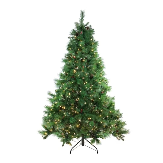 Northlight 7.5ft. Pre-Lit Denali Mixed Pine Artificial Christmas Tree , Dual LED Lights 4 Northlight 7.5ft. Pre-Lit Denali Mixed Pine Artificial Christmas Tree , Dual LED Lights - Image 2