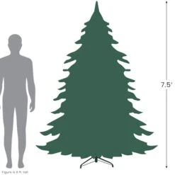 Northlight 7.5ft. Pre-Lit Denali Mixed Pine Artificial Christmas Tree , Dual LED Lights 13 Northlight 7.5ft. Pre-Lit Denali Mixed Pine Artificial Christmas Tree , Dual LED Lights -Northlight Shop D810370S 5