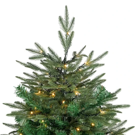 Northlight 7.5ft. Pre-Lit Real Touch™️ Hudson Fir Artificial Christmas Tree, Warm White LED Lights 7 Northlight 7.5ft. Pre-Lit Real Touch™️ Hudson Fir Artificial Christmas Tree, Warm White LED Lights - Image 5
