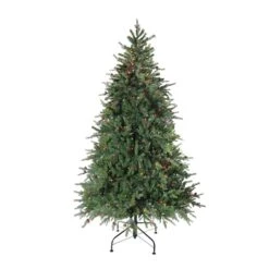Northlight 7.5ft. Pre-Lit Real Touch™ Hunter Fir Artificial Christmas Tree, Multicolor Lights 10 Northlight 7.5ft. Pre-Lit Real Touch™ Hunter Fir Artificial Christmas Tree, Multicolor Lights -Northlight Shop D810403S 1 1
