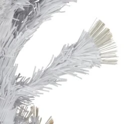 Northlight 3ft. Pre-Lit Fiber Optic White Artificial Christmas Tree, Warm White Lights 11 Northlight 3ft. Pre-Lit Fiber Optic White Artificial Christmas Tree, Warm White Lights -Northlight Shop D810438S 3