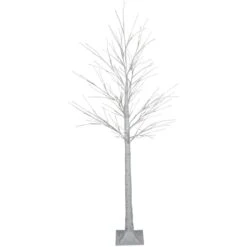 Northlight 4ft. Pre-Lit White Birch Twig Artificial Christmas Tree, Warm White LED Lights 10 Northlight 4ft. Pre-Lit White Birch Twig Artificial Christmas Tree, Warm White LED Lights -Northlight Shop D810497S 1 1