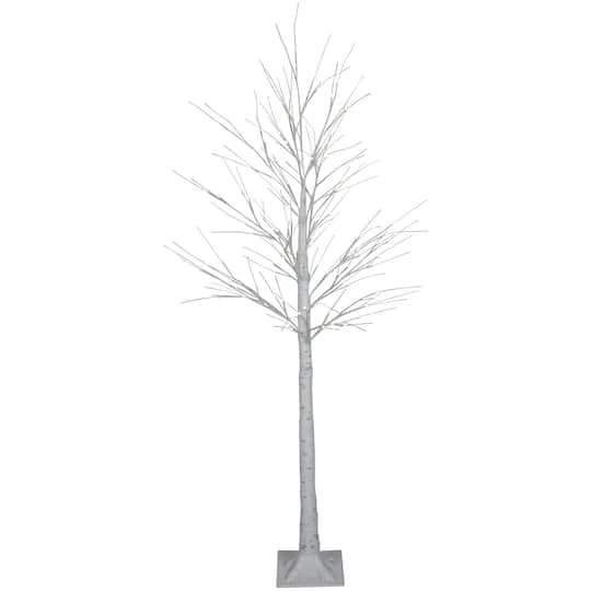 Northlight 4ft. Pre-Lit White Birch Twig Artificial Christmas Tree, Warm White LED Lights 4 Northlight 4ft. Pre-Lit White Birch Twig Artificial Christmas Tree, Warm White LED Lights - Image 2