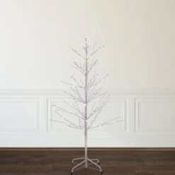 Northlight 4ft. Pre-Lit White Birch Twig Artificial Christmas Tree, Pure White LED Lights 11 Northlight 4ft. Pre-Lit White Birch Twig Artificial Christmas Tree, Pure White LED Lights -Northlight Shop D810499S 2
