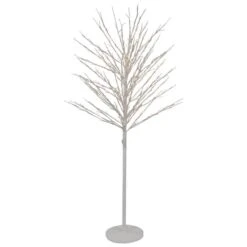 Northlight 5ft. Pre-Lit White Twig Christmas Tree, Warm White LED Lights 10 Northlight 5ft. Pre-Lit White Twig Christmas Tree, Warm White LED Lights -Northlight Shop D810505S 1 1