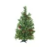 Northlight 3ft. Pre-Lit Dakota Pine Artificial Christmas Tree, Clear Lights 2 Northlight 3ft. Pre-Lit Dakota Pine Artificial Christmas Tree, Clear Lights -Northlight Shop D810516S 1