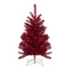 Northlight 3ft. Unlit Metallic Crimson Tinsel Artificial Christmas Tree -Northlight Shop D810566S 1
