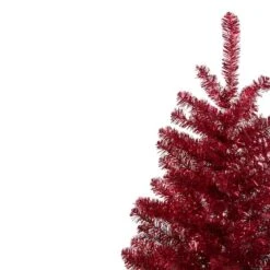 Northlight 3ft. Unlit Metallic Crimson Tinsel Artificial Christmas Tree -Northlight Shop D810566S 3